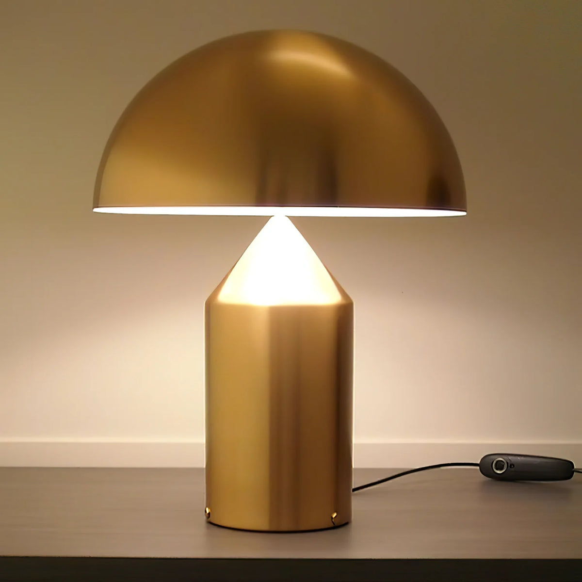 Dorsey Brass Mushroom Table Lamp