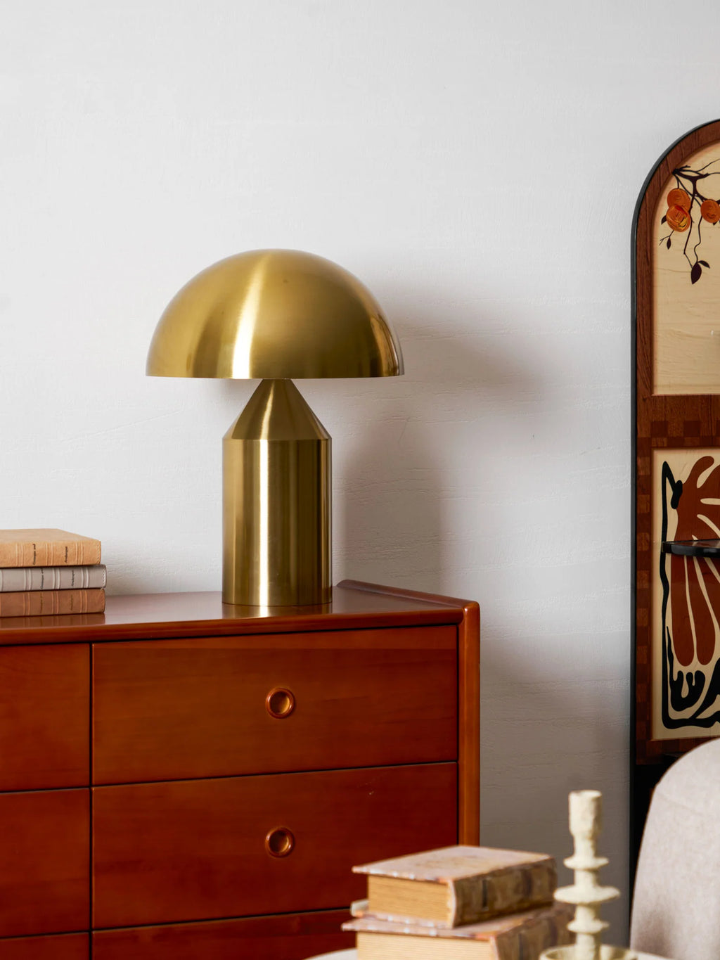 Dorsey Brass Mushroom Table Lamp