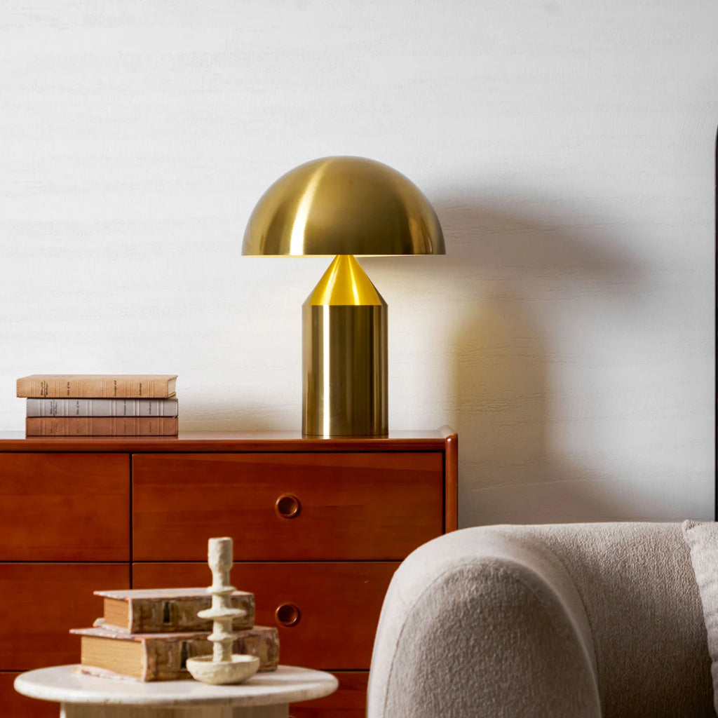 Dorsey Brass Mushroom Table Lamp