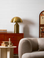 Dorsey Brass Mushroom Table Lamp