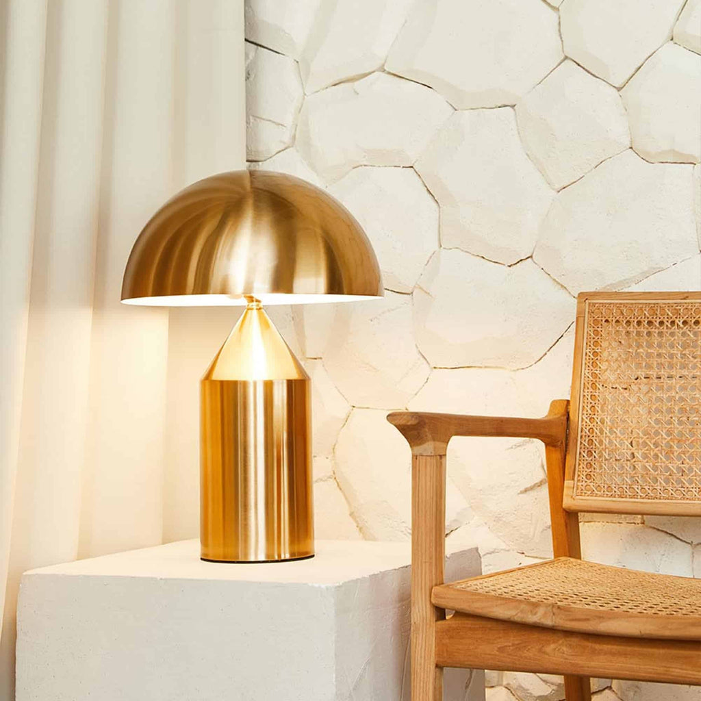 Dorsey Brass Mushroom Table Lamp