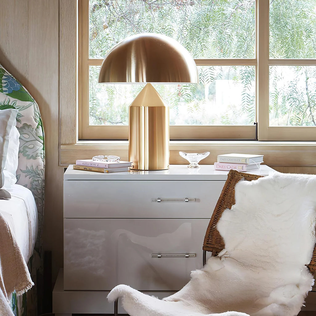 Dorsey Brass Mushroom Table Lamp