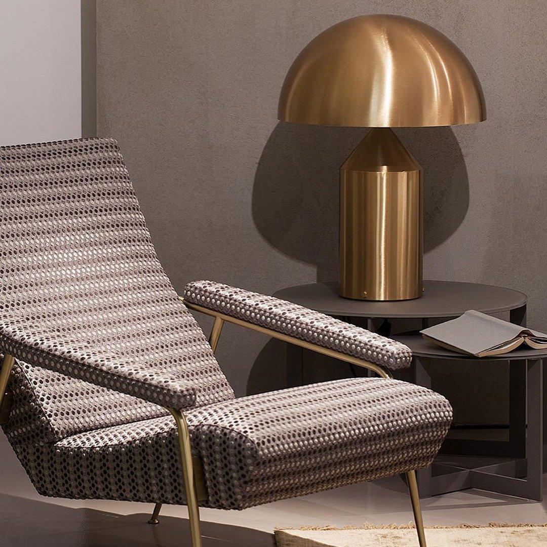 Dorsey Brass Mushroom Table Lamp