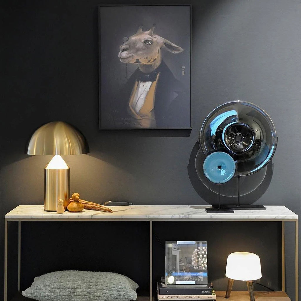 Dorsey Brass Mushroom Table Lamp