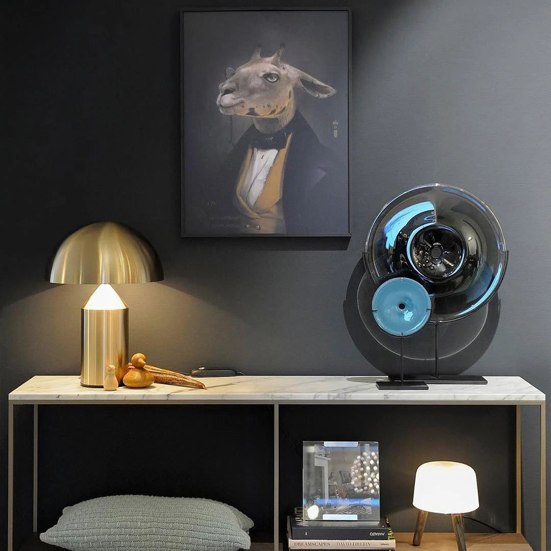 Dorsey Brass Mushroom Table Lamp