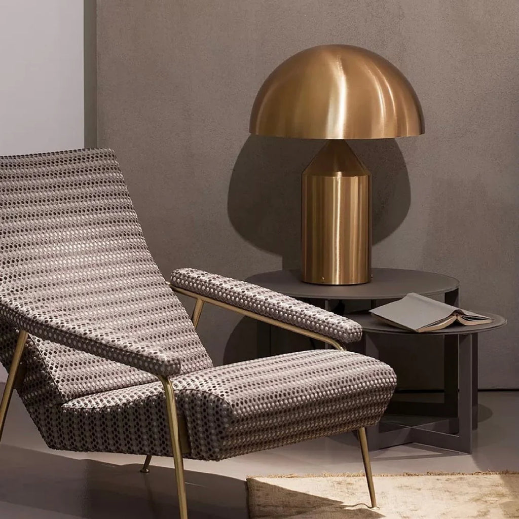 Dorsey Brass Mushroom Table Lamp