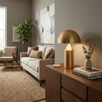 Dorsey Brass Mushroom Table Lamp