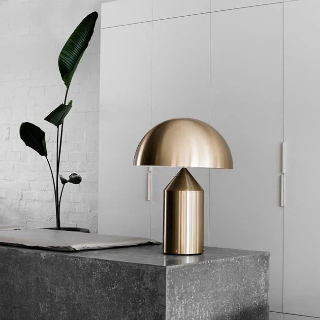Dorsey Brass Mushroom Table Lamp