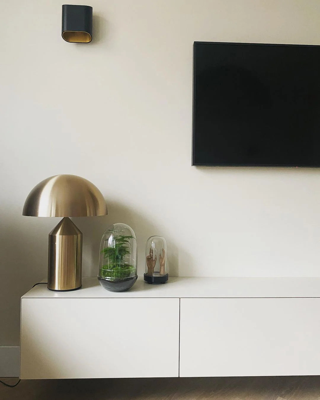 Dorsey Brass Mushroom Table Lamp