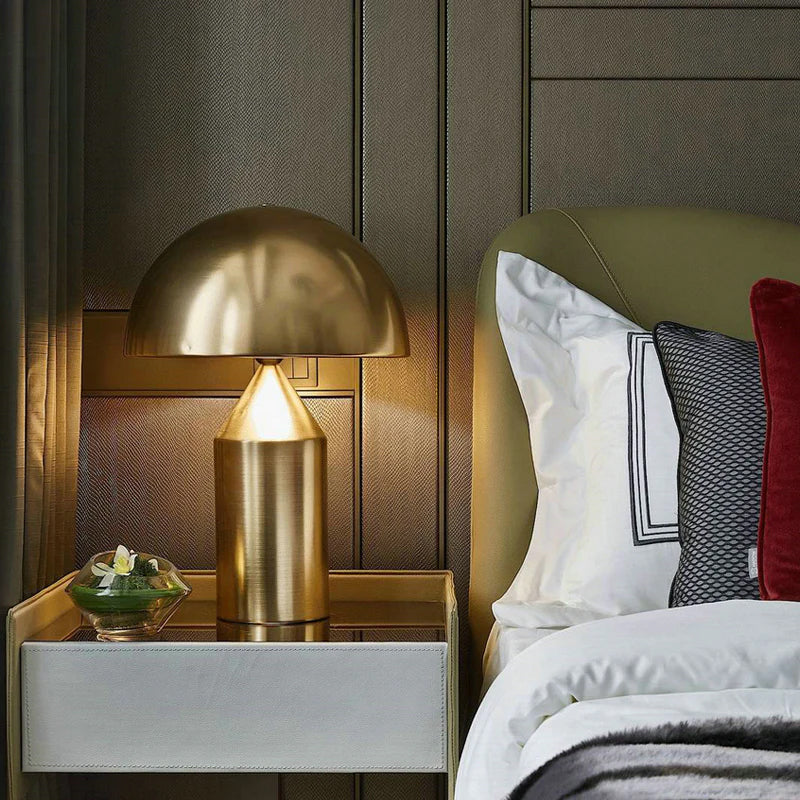 Dorsey Brass Mushroom Table Lamp