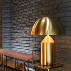 Dorsey Brass Mushroom Table Lamp