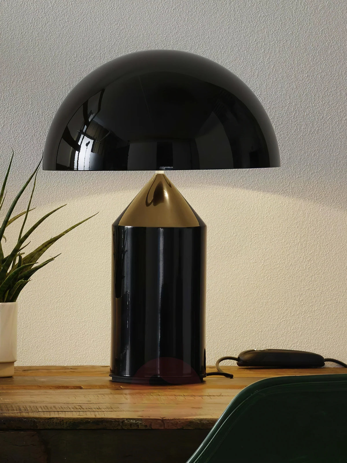 Dorsey Brass Mushroom Table Lamp