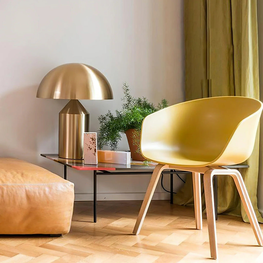 Dorsey Brass Mushroom Table Lamp