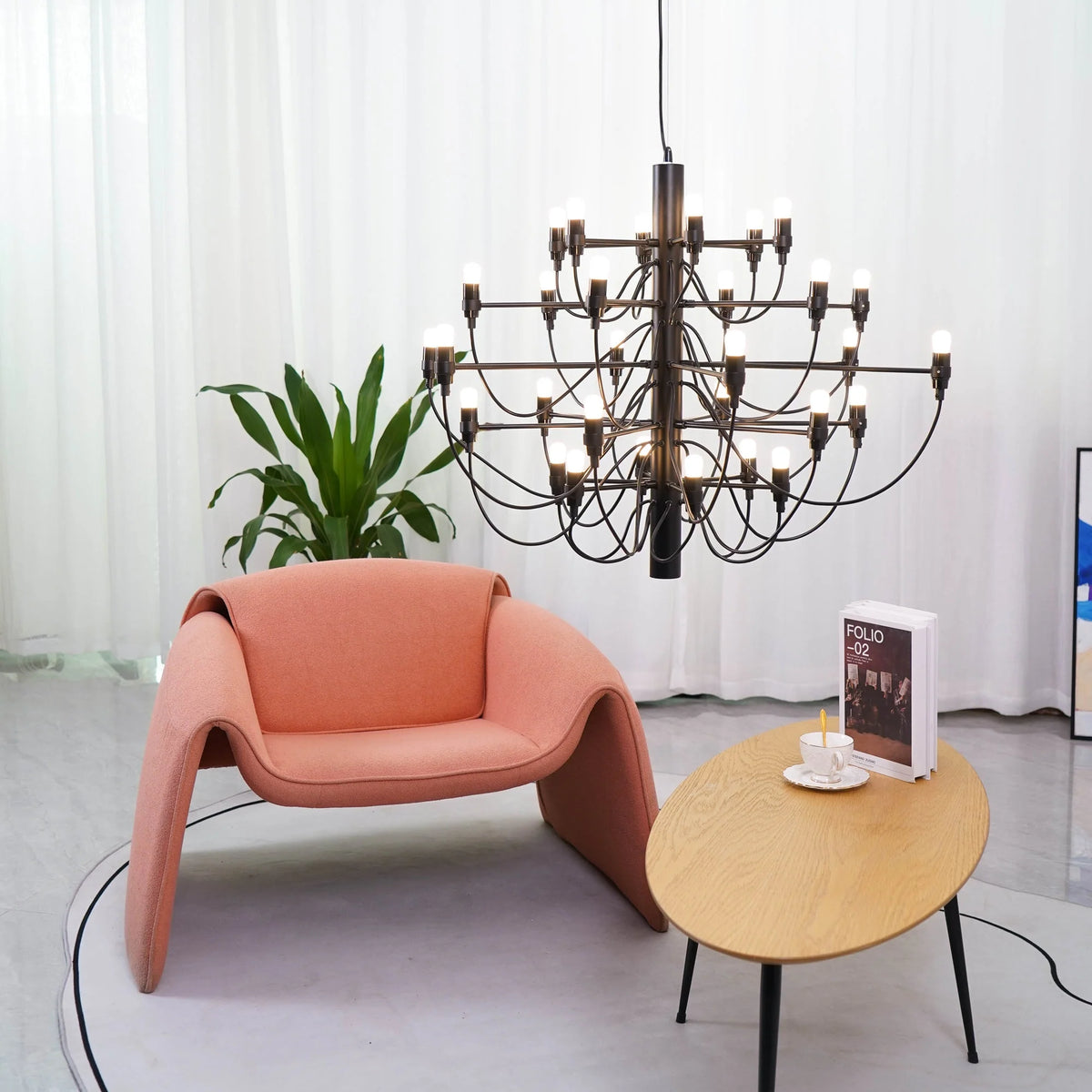 Tiered Branch Chandelier