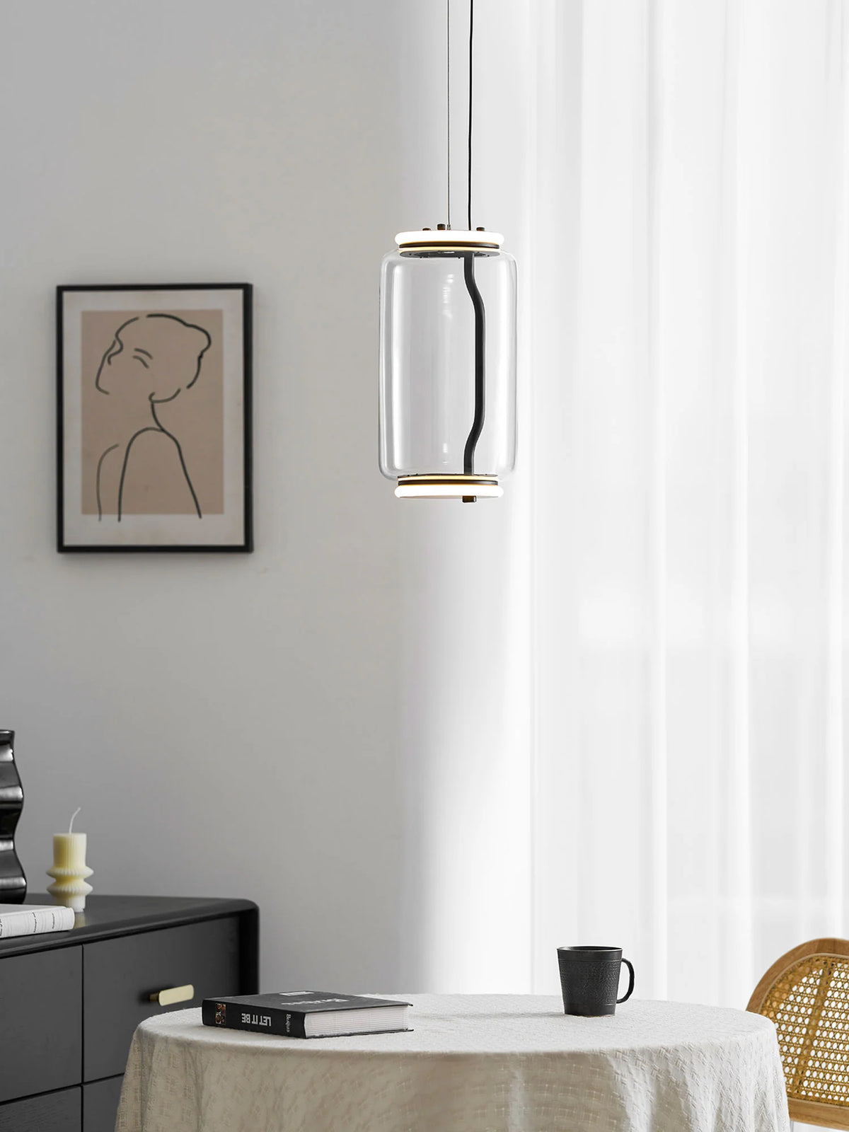 Cylindrical LED Pendant Light
