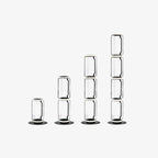 Bamboo Glass Floor Lamp