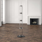 Bamboo Glass Floor Lamp
