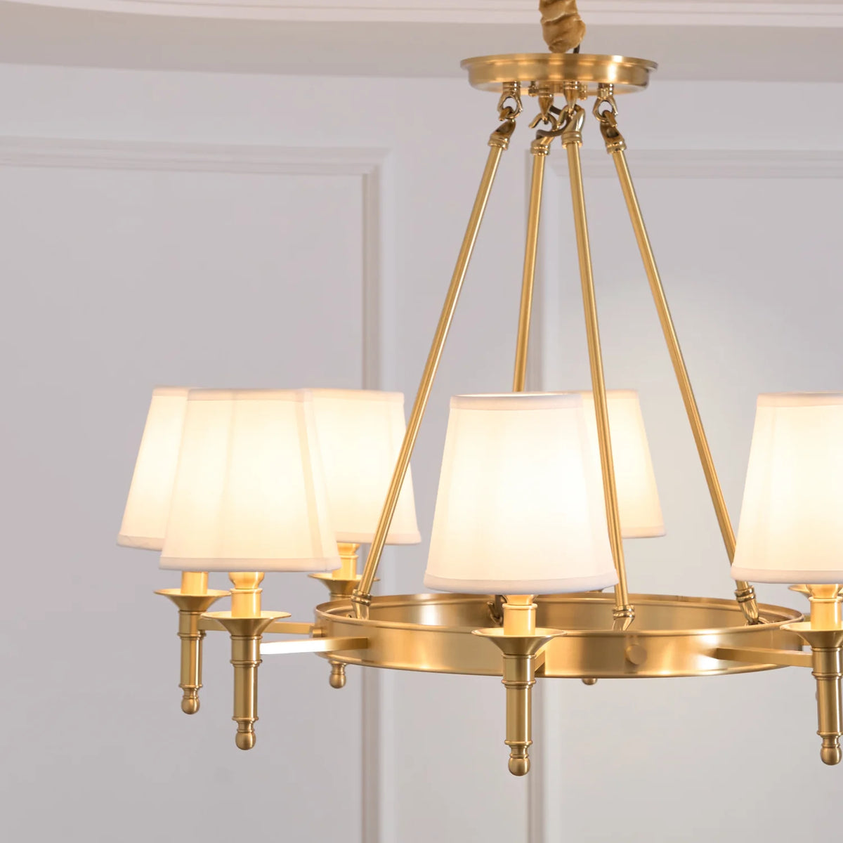 Antique Brass Chandelier