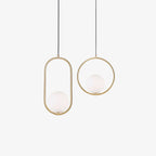 Loop Brass Pendant Light