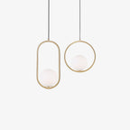 Loop Brass Pendant Light