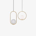Loop Brass Pendant Light