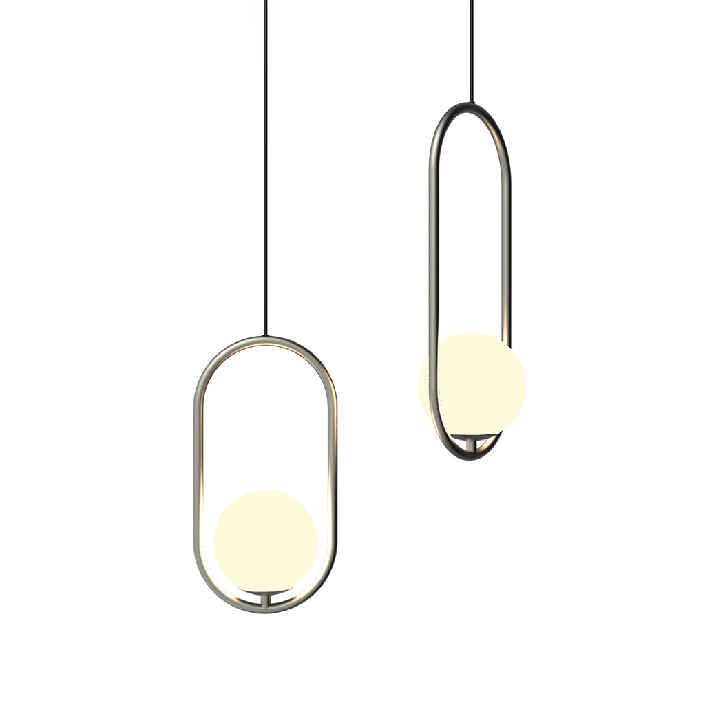 Loop Brass Pendant Light