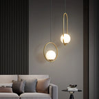 Loop Brass Pendant Light