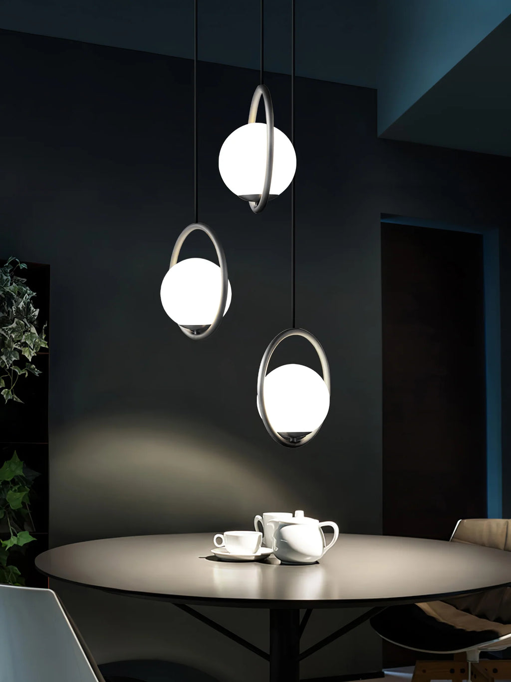Loop Brass Pendant Light