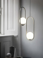 Loop Brass Pendant Light
