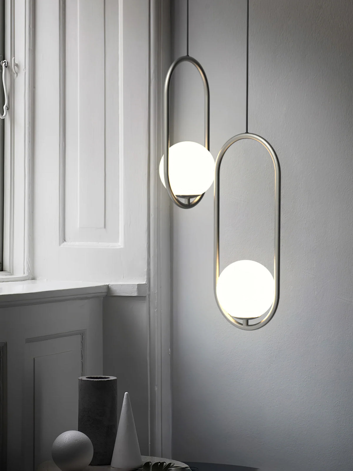 Loop Brass Pendant Light