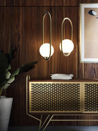 Loop Brass Pendant Light