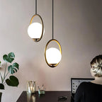 Loop Brass Pendant Light