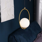 Loop Brass Pendant Light