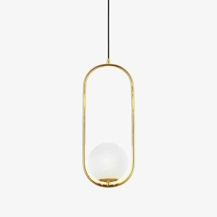 Loop Brass Pendant Light