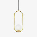 Loop Brass Pendant Light