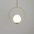 Loop Brass Pendant Light