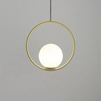Loop Brass Pendant Light