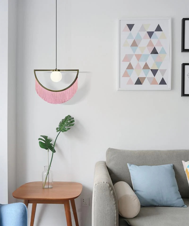 Wink Fringe Pendant Light