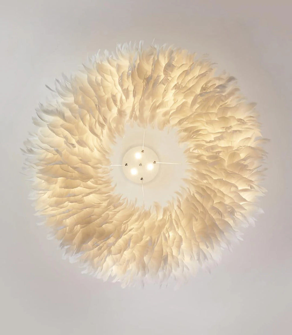 Goose Feathers Pendant Lamp