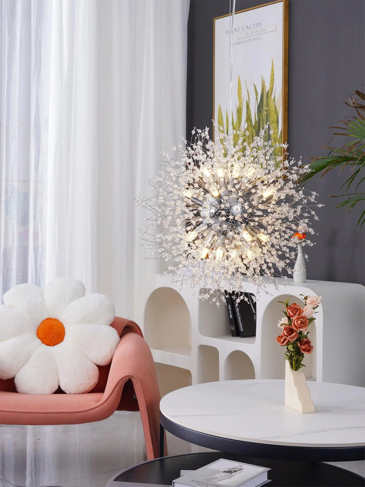 Crystal Dandelion Chandelier