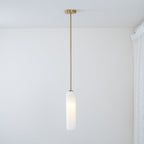 Long Tube Glass Pendant Light