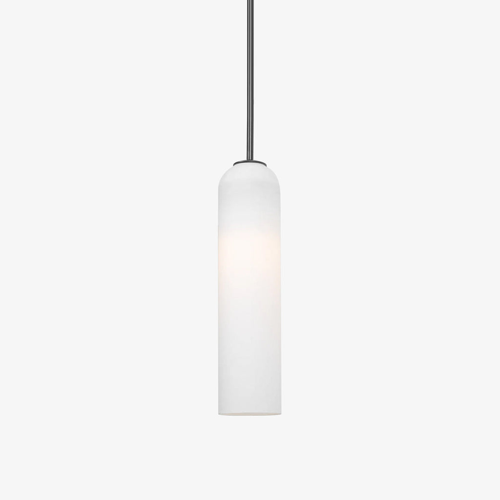 Long Tube Glass Pendant Light