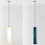 Long Tube Glass Pendant Light