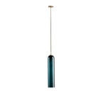 Long Tube Glass Pendant Light
