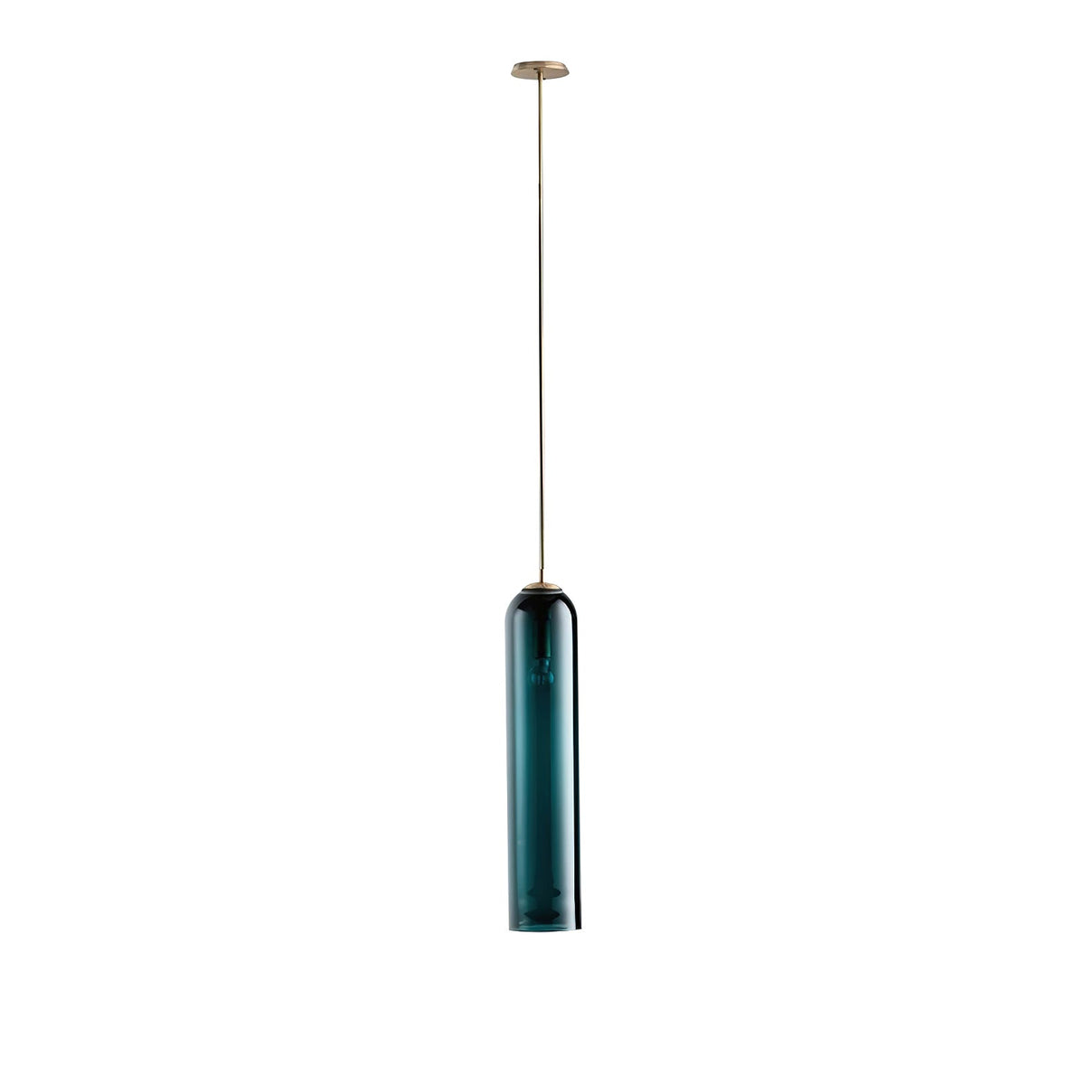 Long Tube Glass Pendant Light