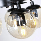 Black Vintage Ceiling Fan Light