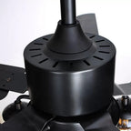 Black Vintage Ceiling Fan Light