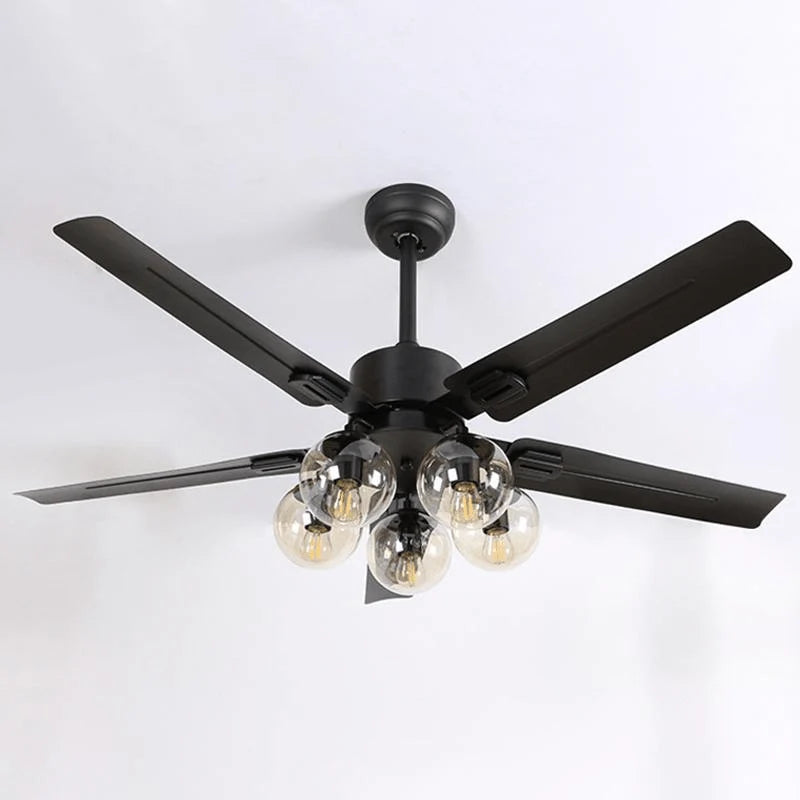 Black Vintage Ceiling Fan Light