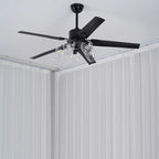 Black Vintage Ceiling Fan Light