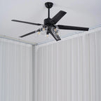 Black Vintage Ceiling Fan Light